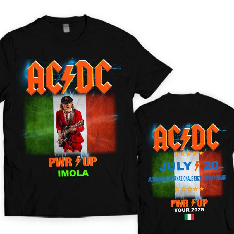 Italia Imola3 PWR ACDC UP Tour 2025 Unisex T-Shirt