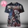 Metallica M72 Santa Clara Night 2 Venue Poster At Levi’s Stadium In Santa Clara California On June 22th 2025 Featuring Skull Ritual Art All Over Print Shirt