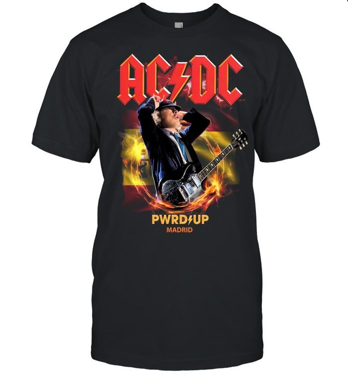 Spain Madric2 PWR ACDC UP Tour 2025 Unisex T-Shirt