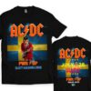 Sweden Gothenburg3 PWR ACDC UP Tour 2025 Unisex T-Shirt