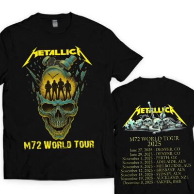 Metallica Concert Tour M72 World Tour T-shirt