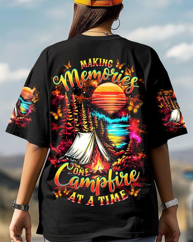 MAKING MEMORIES ONE CAMPFIRE AT A TIME ALL OVER PRINT T-Shirt