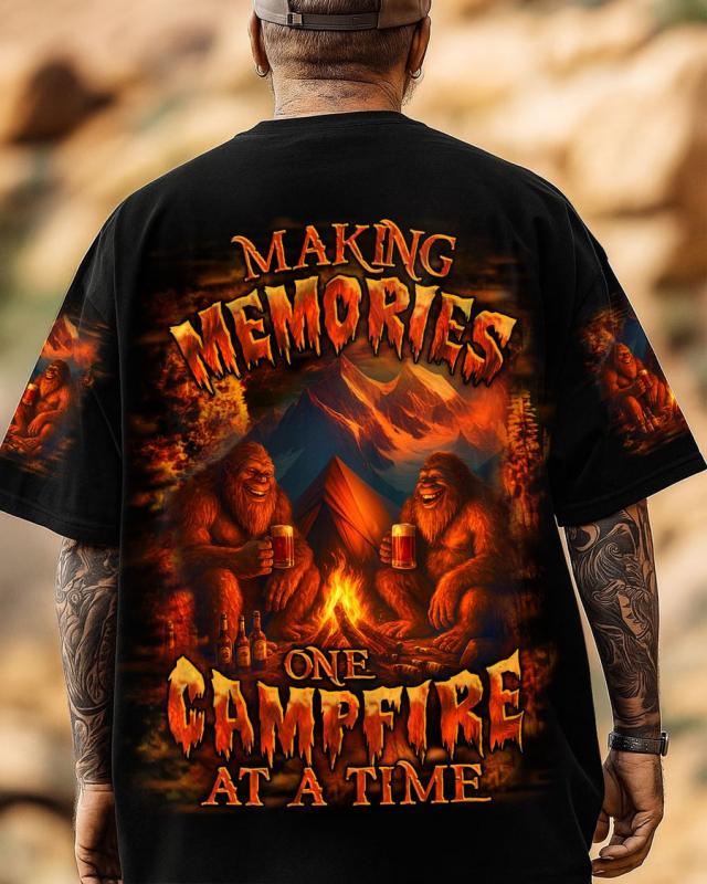 MAKING MEMORIES ONE CAMPFIRE AT A TIME BIGFOOT ALL OVER PRINT