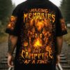 MAKING MEMORIES ONE CAMPFIRE AT A TIME BIGFOOT HALLOWEEN ALL OVER PRINT Shirt