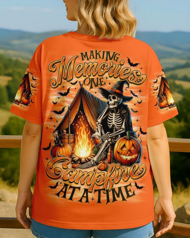 MAKING MEMORIES ONE CAMPFIRE AT A TIME HALLOWEEN ALL OVER PRINT T-shirts